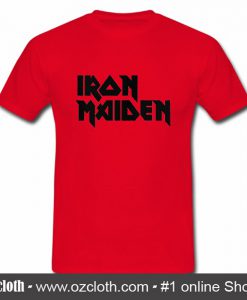 Classic Iron Maiden Red T Shirt