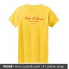 Free And Easy Los Angeles California T-Shirt back