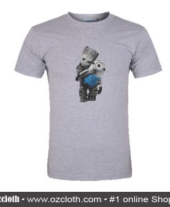 Groot Hug Minion T-Shirt