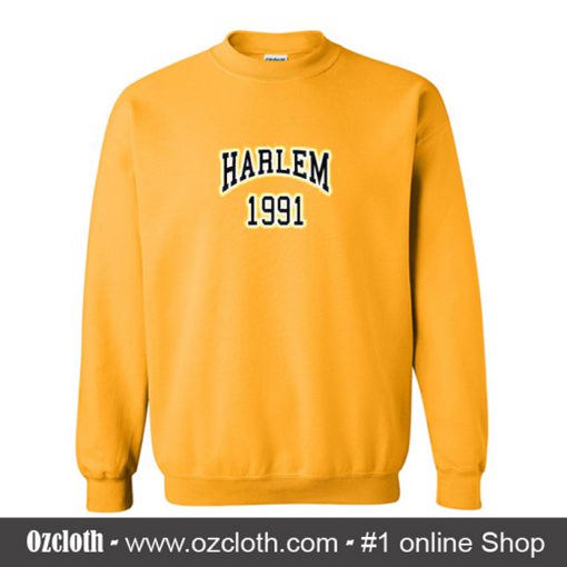 Harlem 1991 Yellow Sweatshirt