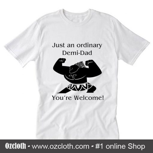 Just An Ordinary Demi-Dad You're Welcome T-Shirt