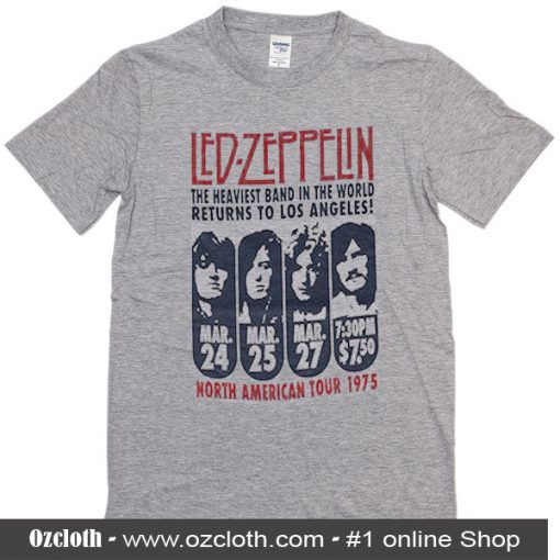 Led Zeppelin LA 1975 T-Shirt