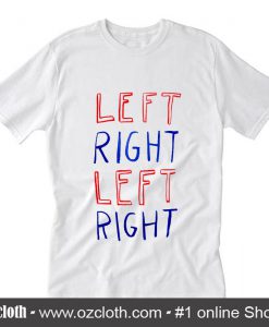Left Right Print T-Shirt
