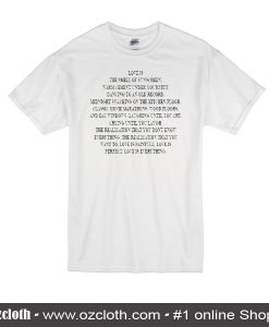 Love Is The Smell Of Sunscreen Quotes T-Shirt