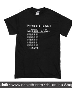 Official 2017 Kill Count T-Shirt
