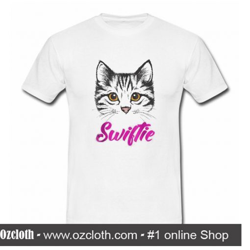 Original Taylor White Cat Swiftie T shirt