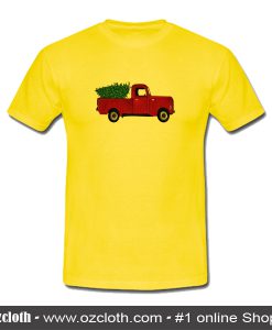 Red Truck in Yellow T-Shirt