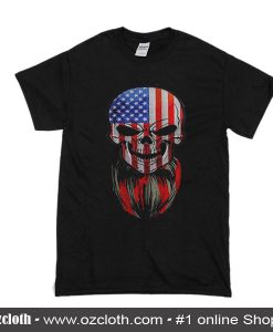 Skull American Flag T-Shirt