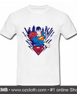 Superman Cartoon T Shirt