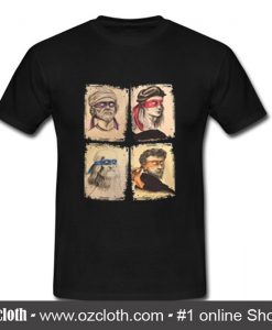 TMNT as real masters T shirt