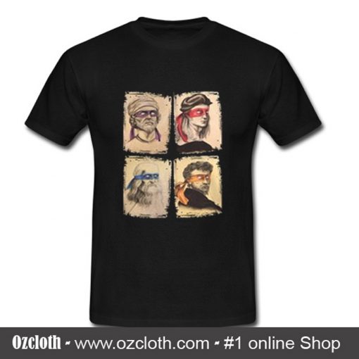 TMNT as real masters T shirt