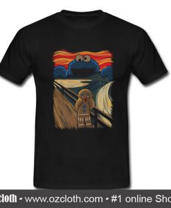 The Scream Funny Printed T Shirt