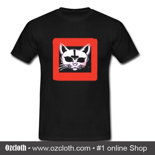 Cat Upside Down Cross T-Shirt