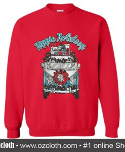 Christmas Hippie Holidays Sweatshirt