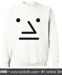 Delete NPC Wojak Meme Face Sweatshirt