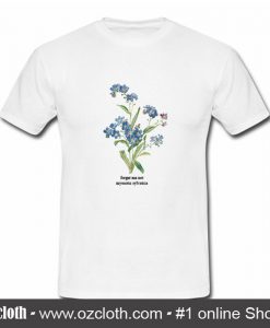Forget Me Not Myosotis Sylvatica T-Shirt