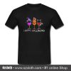 Happy hallowine halloween wine pumpkin T Shirt