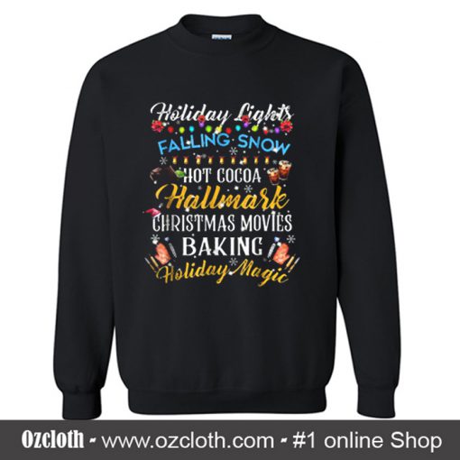 Holiday Lights Hallmark Christmas Sweatshirt
