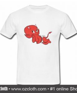 Hot Stuff The Little Devil Laying Down T-Shirt