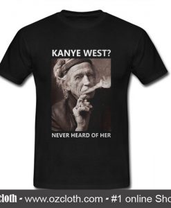 Keith Richards Kanye West T Shirt