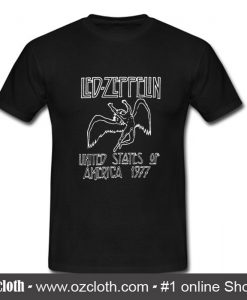 Led Zeppelin 1977 USA T Shirt