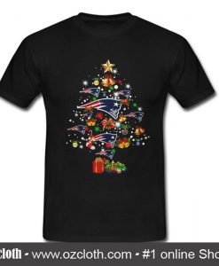 New England Patriots Christmas Tree T Shirt