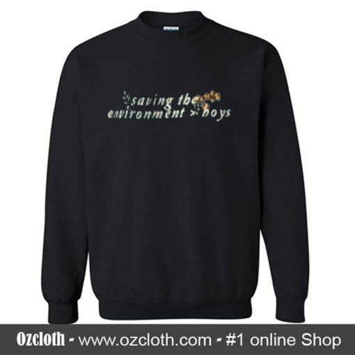 Savingthe Enviorment Boys Sweatshirt