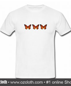 Triple Butterfly T Shirt