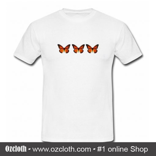 Triple Butterfly T Shirt