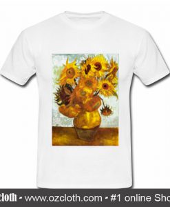 Van Gogh Flower T Shirt