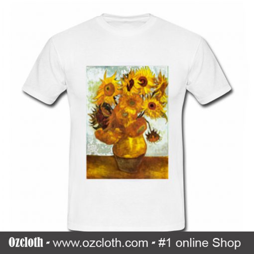 Van Gogh Flower T Shirt