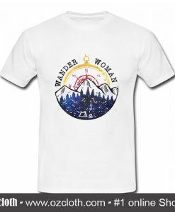 Wander woman mountain compass T Shirt