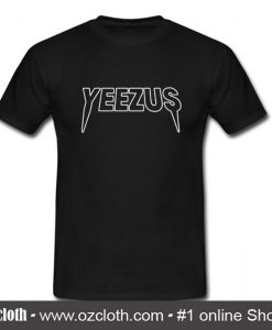 Yeezus Font T Shirt