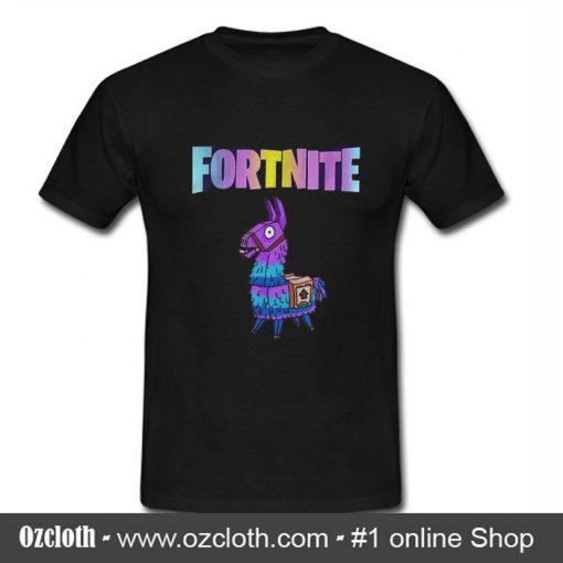 Awesome Fortnite Unicorn Llama T Shirt