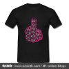 Breast Cancer Warrior - Middle Finger T Shirt