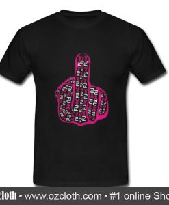 Breast Cancer Warrior - Middle Finger T Shirt