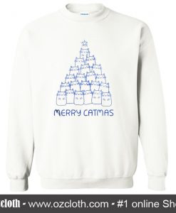 Cat Christmas Tree Sweatshirt