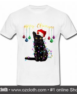 Cat Merry Christmas T Shirt