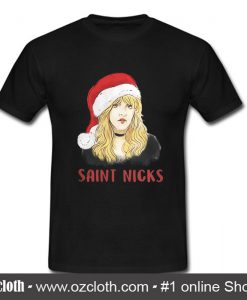 Christmas Saint Nicks Santa Hat T Shirt