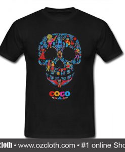 Coco Skull Pattern T Shirt