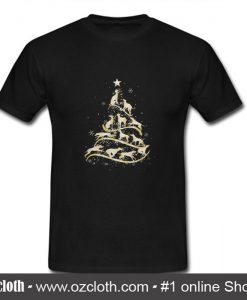 Dog Christmas Tree T Shirt