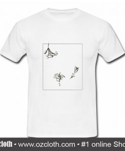 Flower Line Art T-Shirt