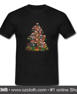Funny Dachshunds Christmas Tree T Shirt