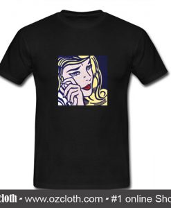 Girl Cry Art T-Shirt