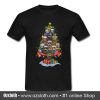 Halloween Characters Christmas Tree T Shirt