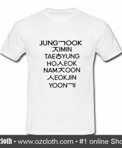 Jung Kook Korean T Shirt