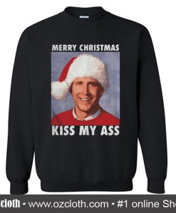 Merry Christmas Kiss My Ass Sweatshirt