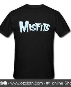 Misfits Font Back T Shirt