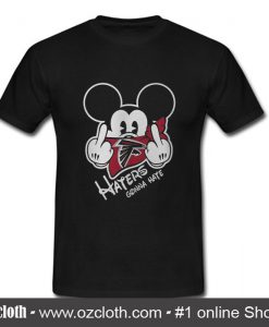 NFL Atlanta Falcons haters gonna hate Mickey Mouse T shirt