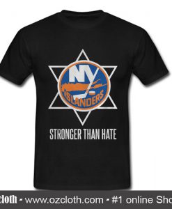 New York Islanders Stronger Than Hate T Shirt